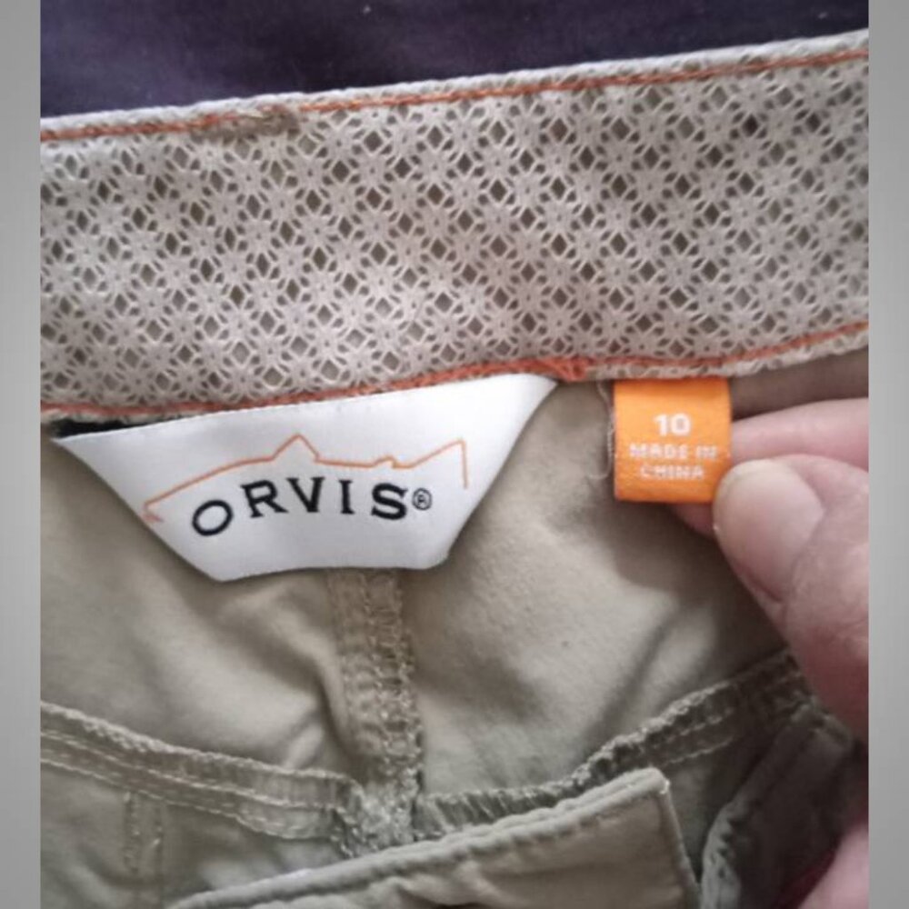 ORVIS Jackson quick dry convertible shorts women's size 10 TAN - Picture 7 of 9